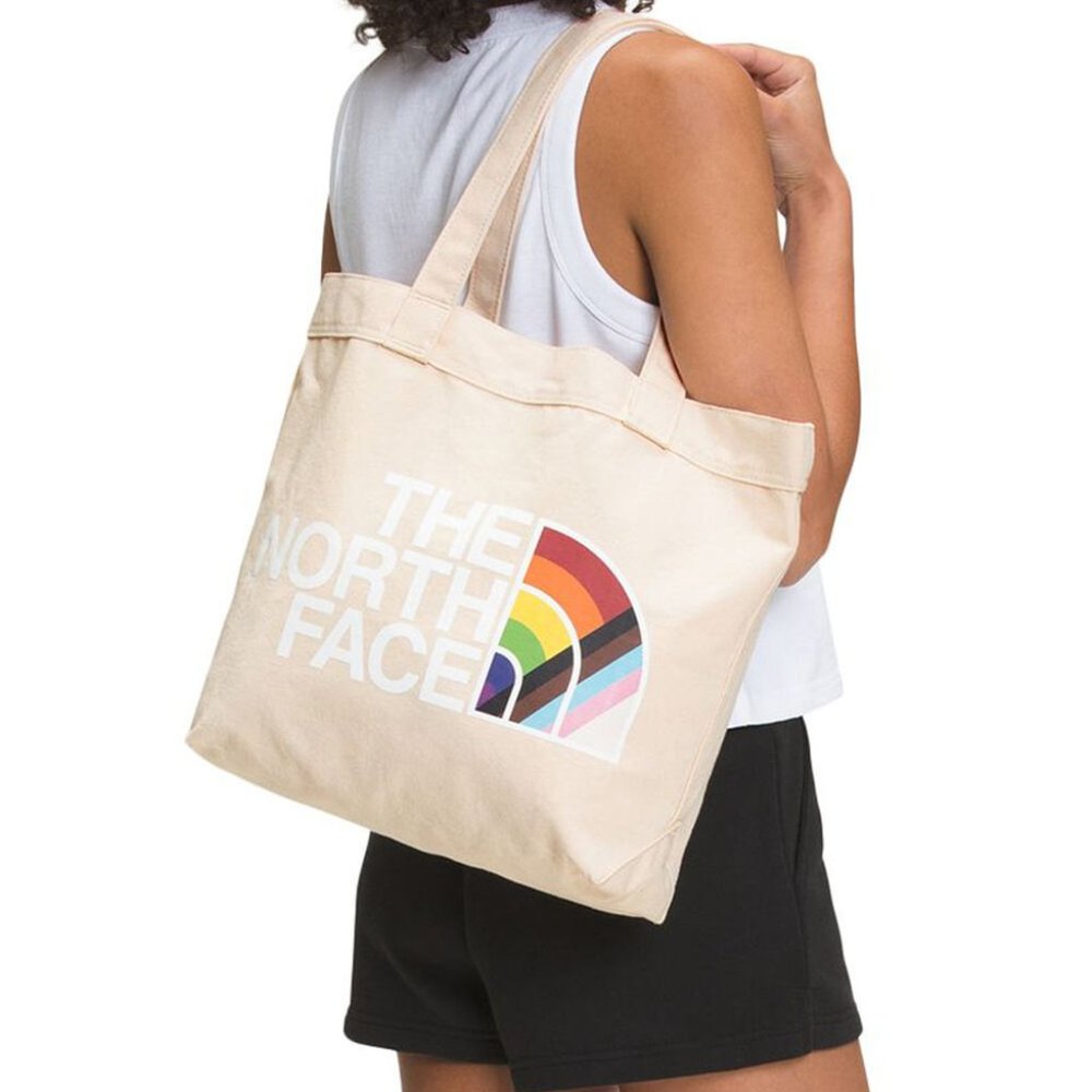 The North Face Loop Pride Tote Reuse Bag  Large Logo Print - New With Tags - Picture 3 of 7